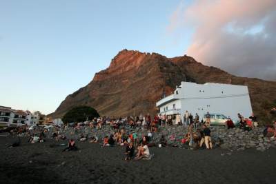 Hippies in Valle Gran Rey on La Gomera