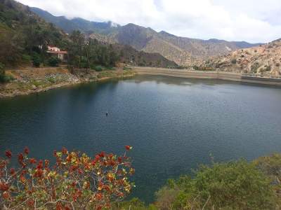 The lake in Vallehermoso, La Gomera