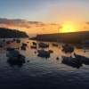 Abendstimmung im Hafen von Playa Santiago 