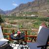 Balkon mit Bergblick